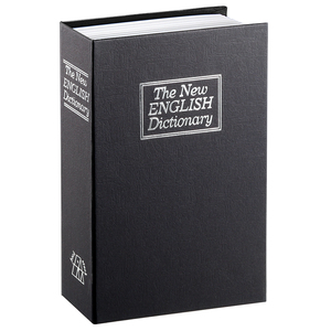 Nhà Sản Xuất Bán Buôn Thép Cầm Tay Kim Loại An Ninh Từ Điển Cuốn Sách Két Hidden Money Lưu Trữ Hộp Với Key Khóa - Product Image 2