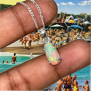 Abalorios de Acero Inoxidable con Baño de Plata 18K y Ópalo Natural, Colgantes 3D de Animales Marinos (Peces), Pulseras Colgantes Impermeables - Product Image 2