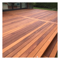 Planches de bois pour piscine S4S, terrasse en bois véritable Cumaru, terrasse extérieure en bois dur