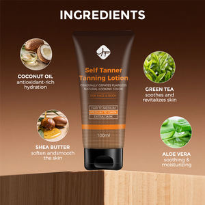 Marque privée hydratante meilleure lotion autobronzante Faux <span class=keywords><strong>bronzage</strong></span> naturel sans stries crème de <span class=keywords><strong>bronzage</strong></span> pour le visage moyen à foncé - Product Image 6