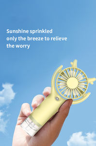 Mini ventilador de escritorio multifuncional portátil, plegable, recargable por USB, para exteriores. - Product Image 4