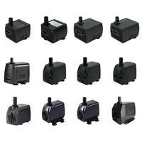 Pompe à eau submersible multifonctionnelle mini, filtre pour fontaine d'aquarium, fontaine à boire pour animaux de compagnie, fonctionnement silencieux, plastique, 110V/220V