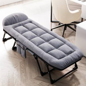 Современная уличная простая портативная односпальная складная кровать-реклайнер, многофункциональная, для гостиной, спальни, офиса, для сна и отдыха во время обеденного перерыва - Product Image 4