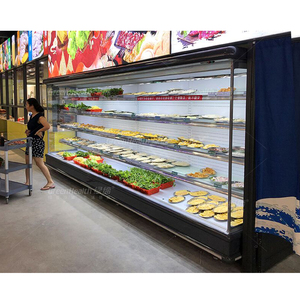 Refrigerador de frutas comercial Refrigerador de verduras Refrigerador de exhibición de varios pisos - Product Image 5