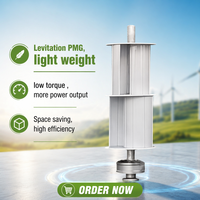 Aerogenerador Vertical Completo y Silencioso de 20kw 10kw, También Llamado Molino de Viento, Generador Eólico de 48v 2KW 5kw 3kw para el Hogar