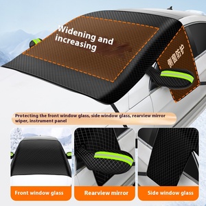 All-Season Car Half <b>Cover</b> Front Body Shield with Heat Insulation Rainproof and Sunshade Easy Foldable Installation - Product Image 4