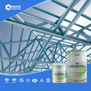 <span class=keywords><strong>Pintura</strong></span> <span class=keywords><strong>Anticorrosiva</strong></span> de Resina Epoxi Roja de Hierro de Alta Calidad, Fabricante Profesional, Venta al por Mayor para Estructuras de Acero - Product Image 2