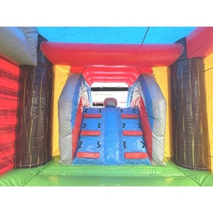 <span class=keywords><strong>Alquiler</strong></span> de Castillos Inflables para Fiestas Infantiles, Casa de Brinco Inflable Comercial con Tobogán y Soplador en Venta - Product Image 2