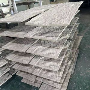 Panneaux 3D en <span class=keywords><strong>pierre</strong></span> artificielle PU pour <span class=keywords><strong>façade</strong></span> de <span class=keywords><strong>maison</strong></span> et décoration de bâtiment - Product Image 5