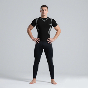 เสื้อออกกำลังกายชายพิมพ์ลายสำหรับใส่วิ่งระบายอากาศได้ดีเสื้อออกกำลังกายแห้งเร็วมาใหม่ - Product Image 4