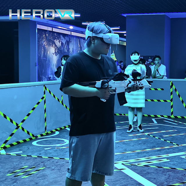 Free-roam VR Battle Arena Shooting Simulator Quicker ROI Turnkey Solution for Indoor Amusement Park Rides Shopping Malls Metal