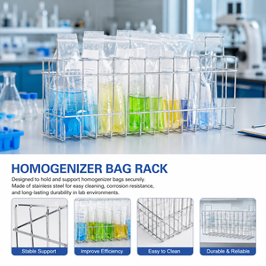 Soporte Degao de Estructura Estable para Bolsas Homogeneizadoras, Antivuelco, para Laboratorio de Microbiología Alimentaria - Product Image 2