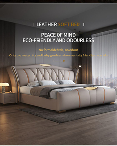 Letto Singolo Moderno di Lusso con Struttura in Legno e Ecopelle, Comodo con Vano Contenitore, Arredamento per Camera da Letto per Adulti - Product Image 5