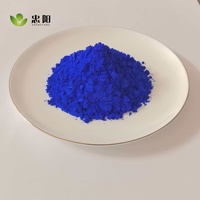 Poudre de pigment inorganique bleu cobalt 1504 pour applications de glaçure et de revêtement céramique 1 kg