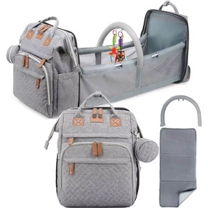 Sac à langer tactique grande capacité BSCI, sac à dos et matelas à langer pour papa et maman - Product Image 1