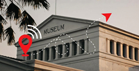 Lokasi dalam ruangan ultra-tipis IBeacon staf DA14585 lencana untuk kartu suar navigasi energi rendah