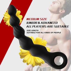 Perle Männliche Masturbation maschine Starke Vibration 12 Frequenz Hinterhof Pull Bead Prostata-Massage gerät Adult Sexual Supplies - Product Image 4