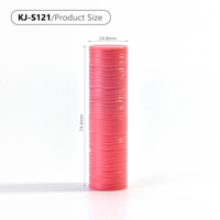 Tube de baume à lèvres de luxe vide en gros 3,5g, emballage cosmétique personnalisable avec logo blanc estampé à chaud, boîte personnalisée en ABS