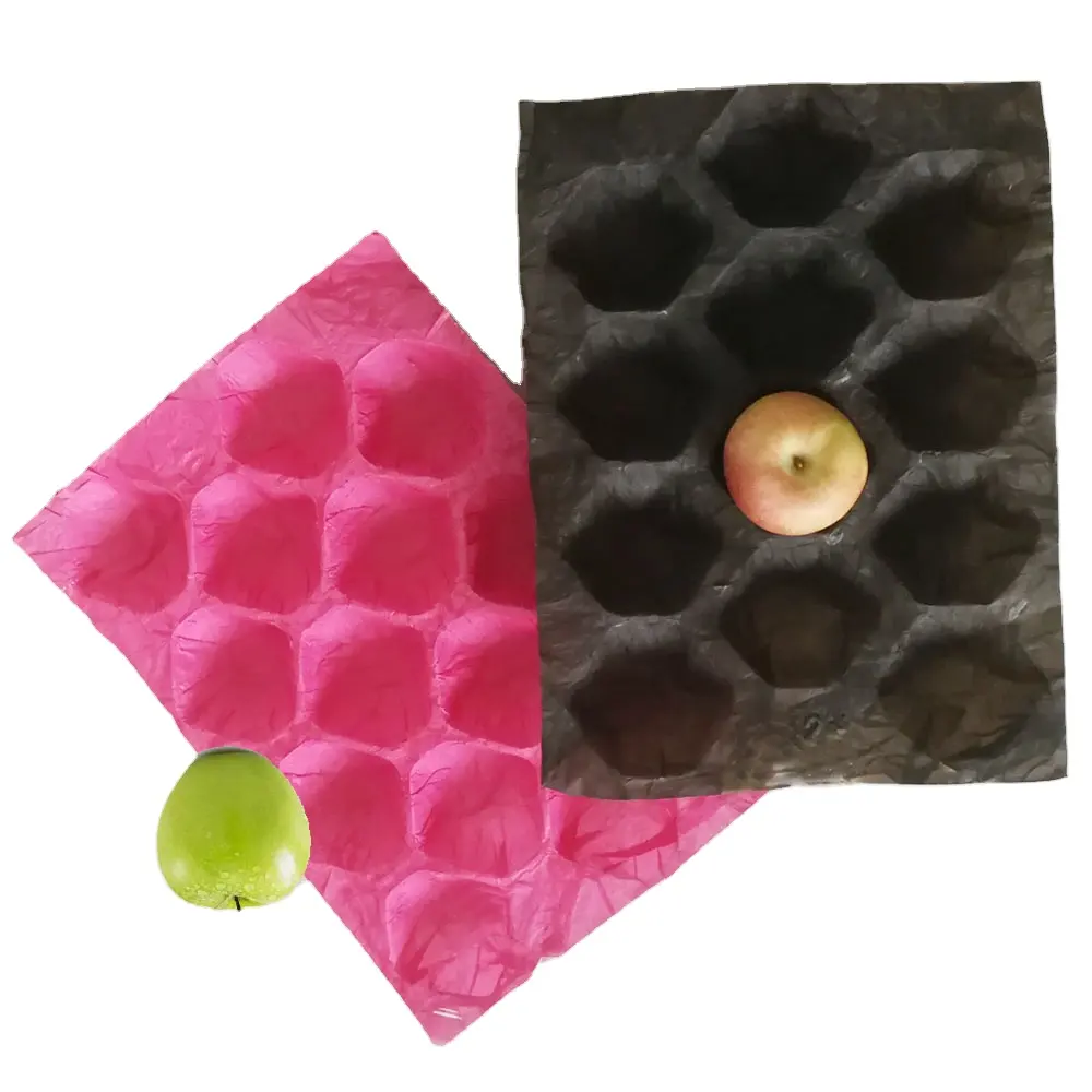토마토 사과 아보카도 디스플레이를위한 둥지가있는 20 구멍 판지 종이 성형 과일 트레이 라이너