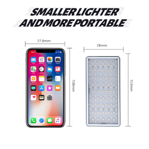Lampe d'appoint RVB portable pour téléphone, idéale pour le streaming <span class=keywords><strong>en</strong></span> direct <span class=keywords><strong>en</strong></span> extérieur et <span class=keywords><strong>la</strong></span> <span class=keywords><strong>photographie</strong></span> de beauté, éclairage photographique de poche - Product Image 2