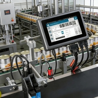 Imprimante jet d'encre thermique TIJ DOCOD T200E durable et conviviale pour le codage de lots et de numéros sur matériel industriel