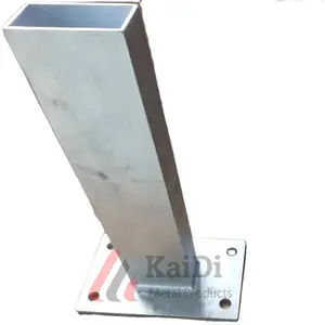 슬라이드 슬롯이있는 울타리 용 2x2 알루미늄 콘크리트 포스트 금형