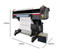 Imprimante DTF UV Eizoulyn impression par transfert à froid Ab Film PET Machine à film AB autocollant direct sur film imprimante DTF UV A1