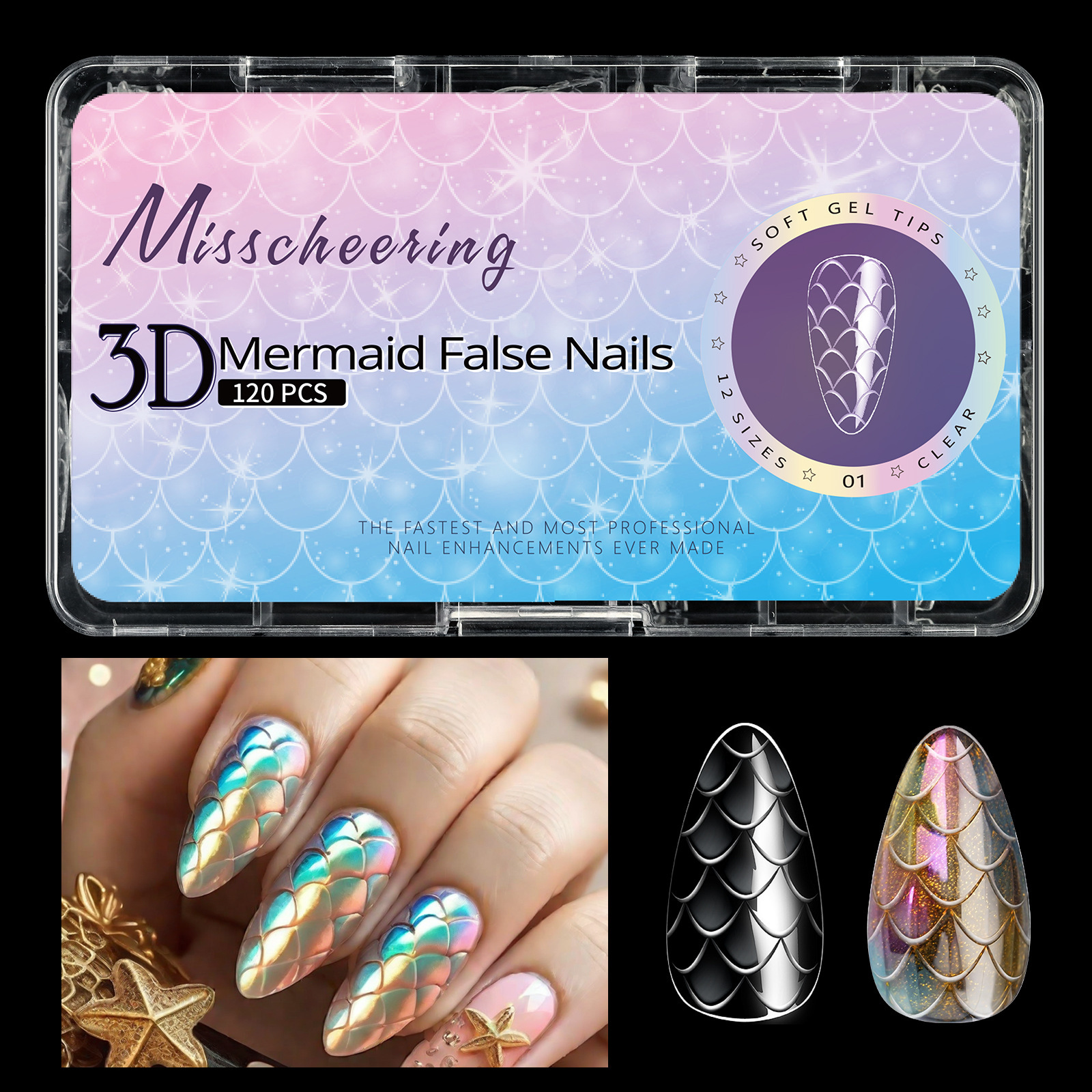 Fish scale boxed 01 [120pcs]