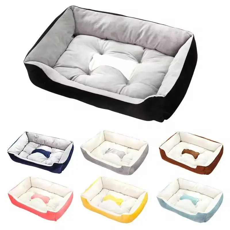 Uniperorr 2024 Meilleure vente oreiller pour animaux de compagnie canapé orthopédique portable mousse à mémoire de forme lits orthopédiques pour chiens