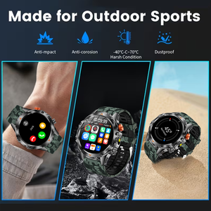 <span class=keywords><strong>Smartwatch</strong></span> SENBONO V75 con Bussola, Batteria Grande da 1000mAh, <span class=keywords><strong>Monitoraggio</strong></span> Frequenza Cardiaca e Sonno, Impermeabile IP68, <span class=keywords><strong>Smartwatch</strong></span> da Esterno per Uomo - Product Image 5