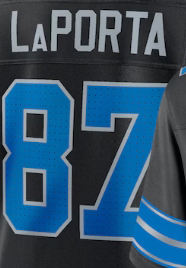 2024 New Limited Genähtes American Football Trikot Detroit 87 Sam Laporta 0 Terrion Arnold Akzeptieren Sie persönliche Gewohnheit - Product Image 3