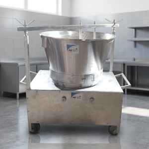 Machine électrique professionnelle inclinable pour la fabrication de Khoya, bouilloire de cuisson de Mawa, mélangeur planétaire alimentaire, chaudière de traitement du lait pour Halwa et confiseries - Product Image 4