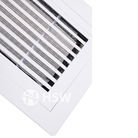 Grille de ventilation moderne en aluminium pour plafond, personnalisée, pour système de climatisation (CVC)