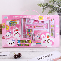 Set de Papelería Personalizado DaKings con Lápiz, Borrador y Regla - Diseño de Dibujos Animados Kawaii para Regalo Infantil
