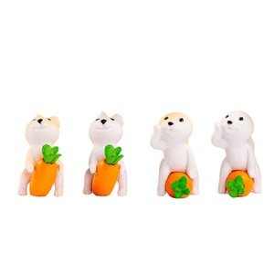 Depeng Crafts Cartoon Rabbit Figurines Mini <b>Ornament</b> For Moss Garden <b>Easter</b> Decoration Injection Molding D1334 - Product Image 5