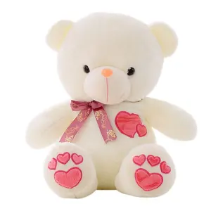 China Factory Custom Made Funny OEM Valentine Day Gift Pink Small Size Baby Teddy Bear Doll Soft Plush Toys For Valentine's Day