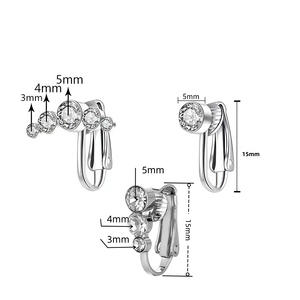 Anneaux de <span class=keywords><strong>ventre</strong></span> Offre Spéciale <span class=keywords><strong>faux</strong></span> Clip sur or argent couleur anneau de <span class=keywords><strong>ventre</strong></span> Non <span class=keywords><strong>Piercing</strong></span> boucle d'oreille en gros bijoux de corps - Product Image 3