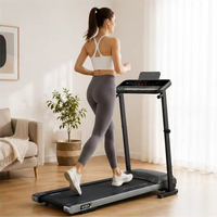 Cinta de Correr Plegable 2 en 1 con Logotipo Personalizado y Marca Privada ZB-HTD, Capacidad de Carga de 150 kg, para Gimnasio en Casa, OEM ODM
