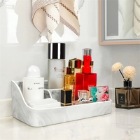 Seavidar – Organisateur de bureau multifonctionnel en silicone de qualité alimentaire, style américain, pour soins de la peau, maquillage et bijoux