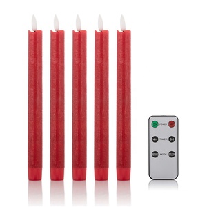 Gói 5 Bộ Điều Khiển Từ Xa Paraffin Wax Nhấp Nháy Que Mỏng Led Stick Dài Nến - Product Image 1
