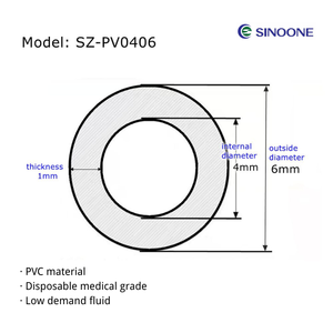 PVC polyvinyl clorua 4-6 mét Chất lượng cao linh hoạt trong suốt nhà máy giá rõ ràng Vinyl <span class=keywords><strong>Hose</strong></span> y tế ống thoát nước vườn nước - Product Image 2
