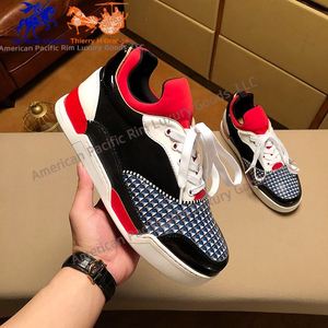 Chaussures de sport tendance printemps pour hommes : baskets confortables et élégantes avec embout composite léger, style Louboutin - Product Image 2