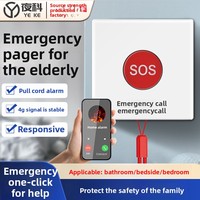 Dispositif d'appel senior à une touche FL-EB02 4G/NB-IoT, bouton SOS d'urgence, notifications via application, utilisation salle de bain/chevet, contrôle intelligent à distance