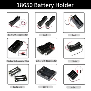AA Battery Holder Case 1.5V AA 1 Aa Battery Holder Box With Wire