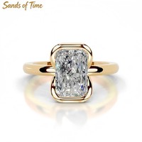 Bague en moissanite taille marquise pour femme avec pierre de 2 carats et argent sterling 925, design de bijoux de mariage personnalisé