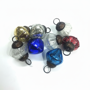 Boule de verre suspendue multicolore de vente chaude VIXM-17008 ornement décoratif et boule d'arbre de Noël - Product Image 1