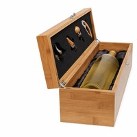 Boîte à vin en bois finition noyer avec option d'impression par sublimation - Coffret cadeau personnalisé avec logo pour cave à vin