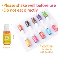 Gel colorant alimentaire personnalisable, gel liquide de décoration de cuisson, gel alimentaire comestible pour gâteaux 21g