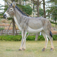 Sculpture de cerf en fibre de verre S387, haute simulation, grande statue d'animal d'extérieur, faite à la main, résistante à l'eau et aux intempéries, décoration de jardin