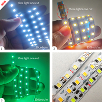 Freis chnitt DC12V Biegbare LED-Flex streifen leuchte in S-Form SMD LED-Streifen Innen beleuchtung Dekor Leucht reklamen
